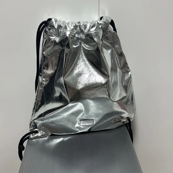 firm -Authentic Saint Laurent drawstring bag- NWOT - Picture 2 of 12